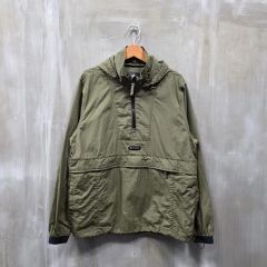 L.L.Bean ビーンズ ライトウェイト ナイロン アノラック ベージュ M 