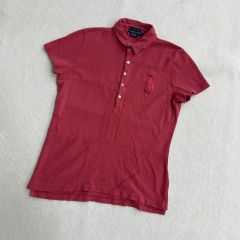 Polo Ralph Lauren ポロシャツ バーガンディ ナンバリング 赤 - メルカリ