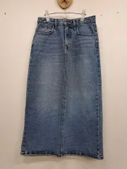 デニム ロング丈スカートM