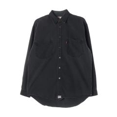 Levis リーバイス デニムシャツ 胸ポケ 古着 90s L 黒 20297 Levis リーバイス デニムシャツ 胸ポケ 古着 90s L 黒 20297 - メルカリ