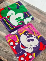 ミッキーマウス ヴィンテージ ハンカチ 2 種