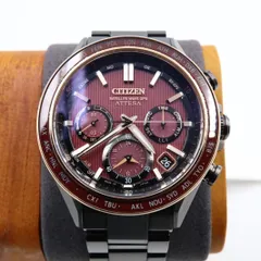 2026年最新】Citizen 文字盤カラー：レッド メンズ 腕時計(クォーツ)の