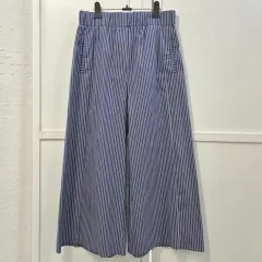ザラ ストライプ ワイド パンツ 新品