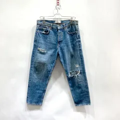 ZARA MAN メンズ ストレートフィット ダメージデニム ウエスト32 ヴィンテージ 中古市場