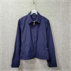 906 ラルフローレン ネイビー ジップアップカラージャケット レディース 95サイズ