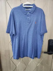 ポロ ラルフローレン ブルー 半袖 カラーTシャツ