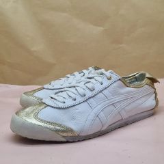 美品✨オニツカタイガー メキシコ66 パラティ 26.5 白 花柄 スリッポン 