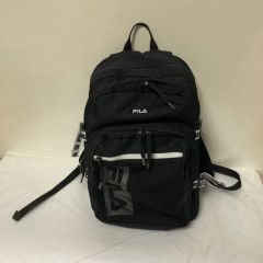 新品タグ付き】FILA ポーチ付きリュック 約32L ブラック 大容量 通学