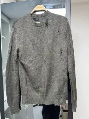 ALLSAINTS オールセインツ ダメージ ニット Mサイズ カーキ オーバーサイズのサムネイル