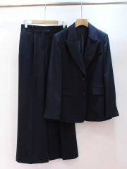 大きいサイズ48＊23区 ジョーゼット セットアップ スーツ＊自由区ICB 