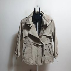 シトロン sitron カーキミドルジャケット レトロチェックジャケット 