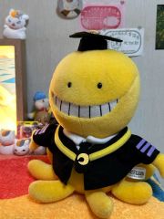 100体)2015 一番くじ 暗殺教室殺せんせー 真顔ぬいぐるみ ダブル