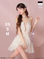 アイボリー  fm3377 【ROBE de FLEURS/ローブドフルール】 シャーリング/ サテン/ リボン/ ウエスト/ フレア/ ミニドレス/ キャバドレス/ ナイトドレス/  AngelR エンジェルアール Brille3791 ブリエ