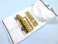 PEANUTS　4号　胴回り45～55㎝　Snoopy　撥水レインコート　ホワイト　タグ付新品　定価3058円のサムネイル