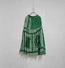 NOA NOA ハワイ サッシュドレス オリーブグリーン 花柄 - メルカリ