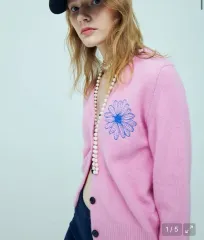 マルディメクルディ RACCOON BLENDED CARDIGAN V NEのサムネイル