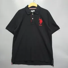 USPA ユエスポロエセン ビックロゴ 半袖 カラーTシャツ XL