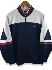 00S NIKE 日本生産 ネイビー白 トラックジャージ2913