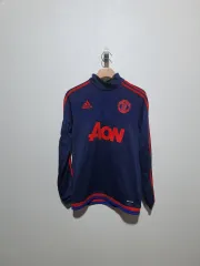 アディダス MANCHESTER UNITED FC ジャージ トレーニングウエア トップス メンズ 長袖 Tシャツ 95 (dが89)