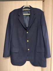Brooks Brothers ロロピアーナ ブレザー 金ボタン 黒 USA製 - メルカリ