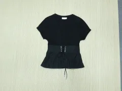 (XS) PHILIPP PLEIN(フィリッププレイン) レースアップ コルセット ウェスト シャツのサムネイル