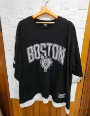 NBA ボストン・セルティックFC 半袖 Tシャツ ブラック 2XL