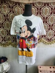 T*T様 ミッキーリンガーTシャツ Lサイズ ヴィンテージ 両面プリント