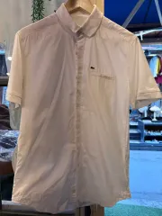 ラコステ 白 pk シャツ