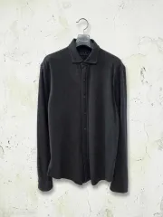 ポロラルフローレン メンズ チャコール シャツ L