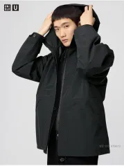 UNIQLO U(ユニクロユー) ブロックテック パーカ ブラック 新品 XL サイズ
