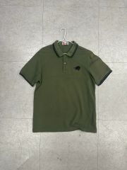 YUKI さん専用PRADAプラダ/Tシャツ/裾レッドロゴ/異素材切替ネイビーL