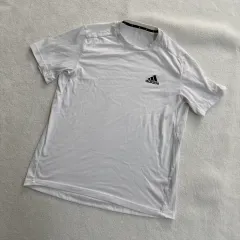 105 アディダス スモールロゴ 半袖 Tシャツ 0413T