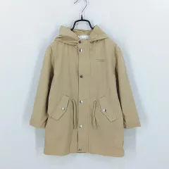 ベネトン キッズ 秋冬 フード固定 ジップアップ ジャケット ベージュ 120 (HU43869)のサムネイル