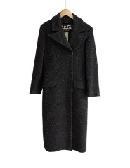 Dolce&Gabbana ドルチェ＆ガッバーナ 90 00s DIFFUSION ダブル ブレスト ウール ブレンド シェブロン コートのサムネイル