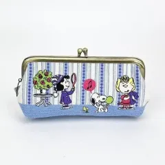 SNOOPY 刺繍 がま口 コインケース, 長財布, ファンポーチ