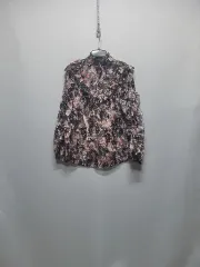 フリル シースルー ブラウス