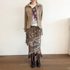 DIESEL クロップド バイカー ジャケットのサムネイル