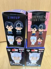 (未展示) 一番くじ 幽☆遊☆白書 F賞 ソフトビニール 4種 フルセット