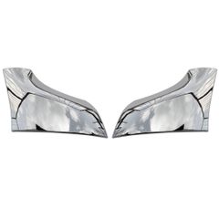 いすゞ 07エルフ ローキャブ用 メッキ フロントバンパー エアダムなし