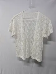 アイボリー色 半袖 ニット カーディガン 複数 個あたり