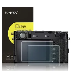 【数量限定】2枚セット 超薄ガラス液晶保護フィルム Fujifilm X100VI X100V X-E4 X-T4 対応 透過率95％以上 高硬度9H 撥水 撥油 撥指紋のサムネイル