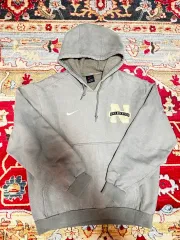 NIKE Athletics フードTシャツ グレー L