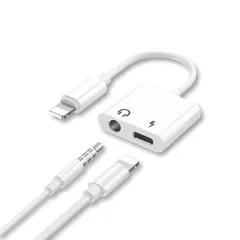 【人気商品】変換アダプタ 30Wの急速充電をサポート 2-in-1 搭載16bit/48KHz 充電同時音楽 音楽コントロール 3.5mm Hi-Fi音質 Lightning 高耐久性 イヤホン変換アダプタ コンパクトで携帯に便利iPhone14/13/12/