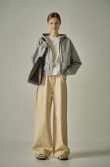 ANCELLM - T/W TUCK SLACKS (H.PISTACHIO) - メルカリ