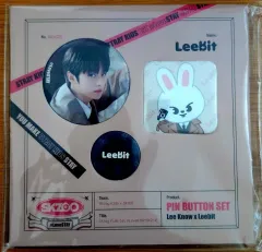 1期ファンミーティング skz-x リノ(LEE KNOW・イミンホ) リービット(Leebit) ピンバッジ Stray Kids(ストレイキッズ・スキズ・SKZ) スキズ スキズ