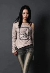 draw drawers Lace 2way Tops beige - メルカリ