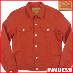 LEVI’S リーバイス Gジャン M デニムジャケット ブルゾン 赤 3rd 古着 メンズ デニムジャケット_サイズM一覧←SEULB屋着古← NR4969