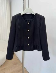 美品✨ ヨーコチャン ペプラムショートジャケット ノーカラー サイズ40
