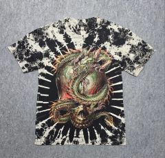 MICHEL KLEIN ゴシック柄タイダイTシャツ 亜熱帯系 ゴルチエ系 耽美 