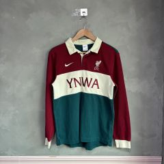 NIKE FC ロングスリーブ ゲームシャツ XL ブラウン 総柄 サッカー